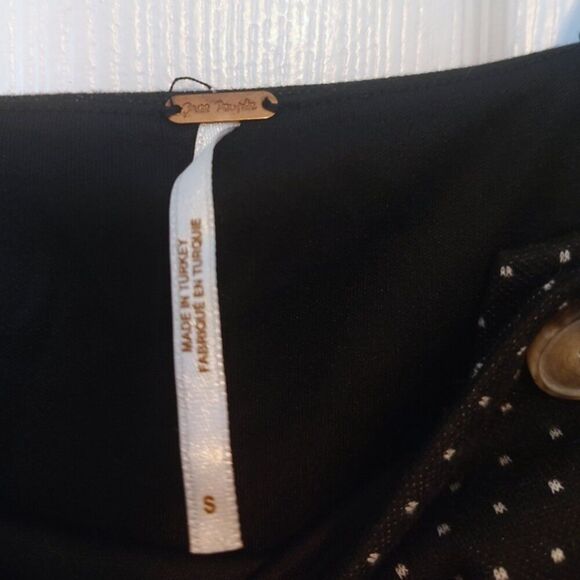 Free People This Is Love polka dot crop top S - Picture 4 of 5